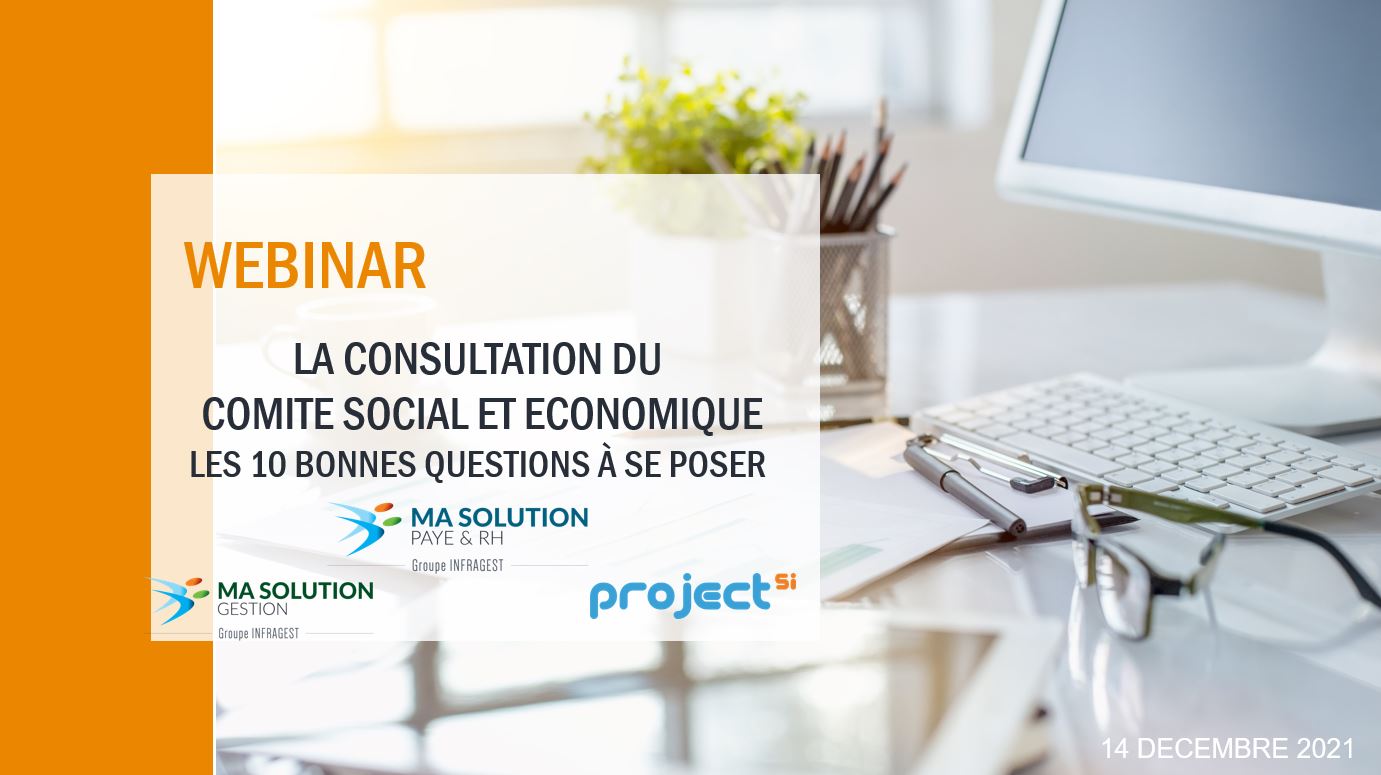 Webinar RH : La consultation du CSE – Les 10 bonnes questions à se poser