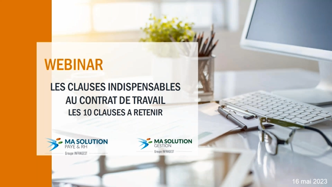 Webinar RH : Les clauses indispensables au contrat de travail